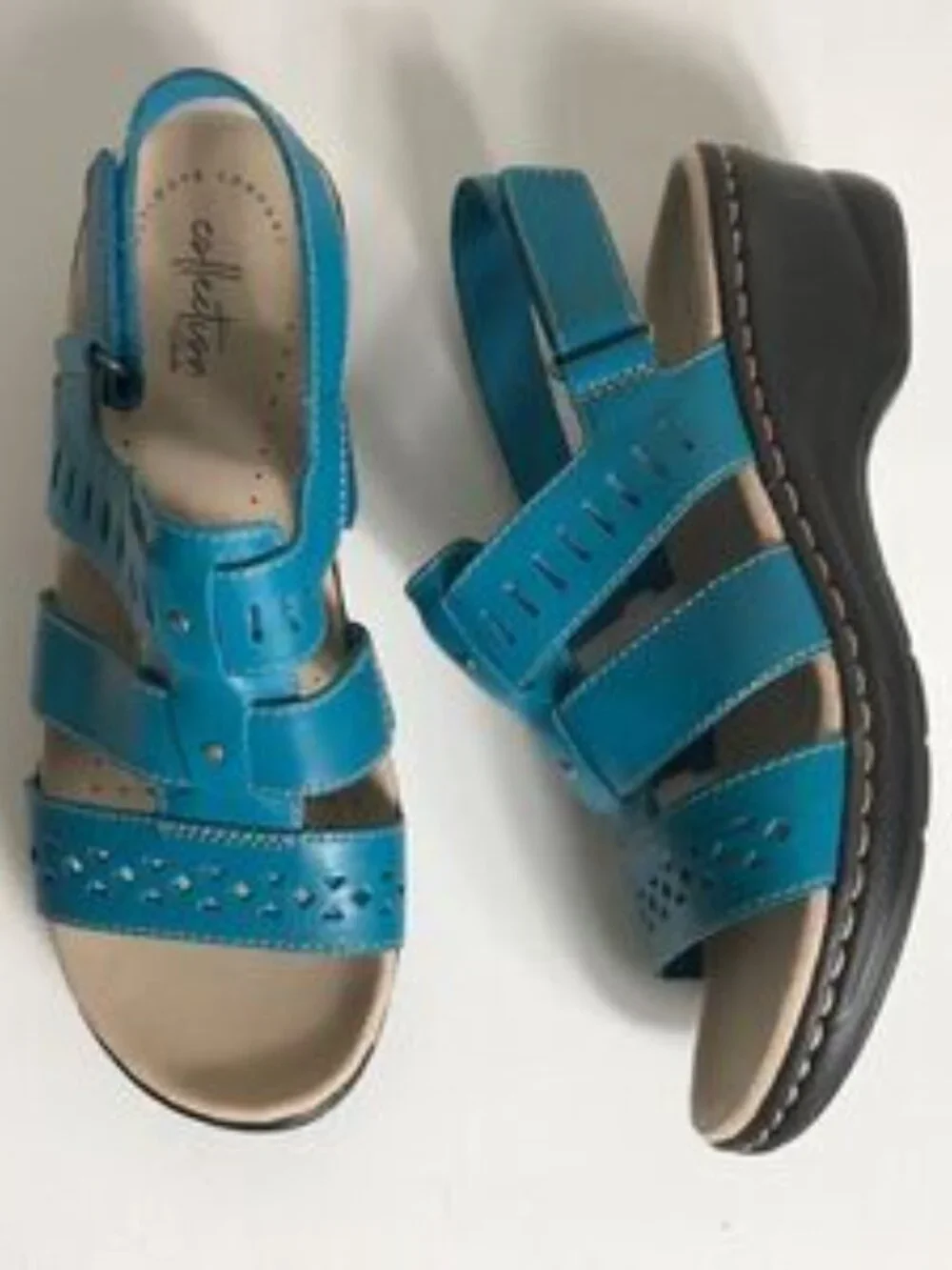 Clarks Lexi Qwin Collection Leather Cut-Out Sandal